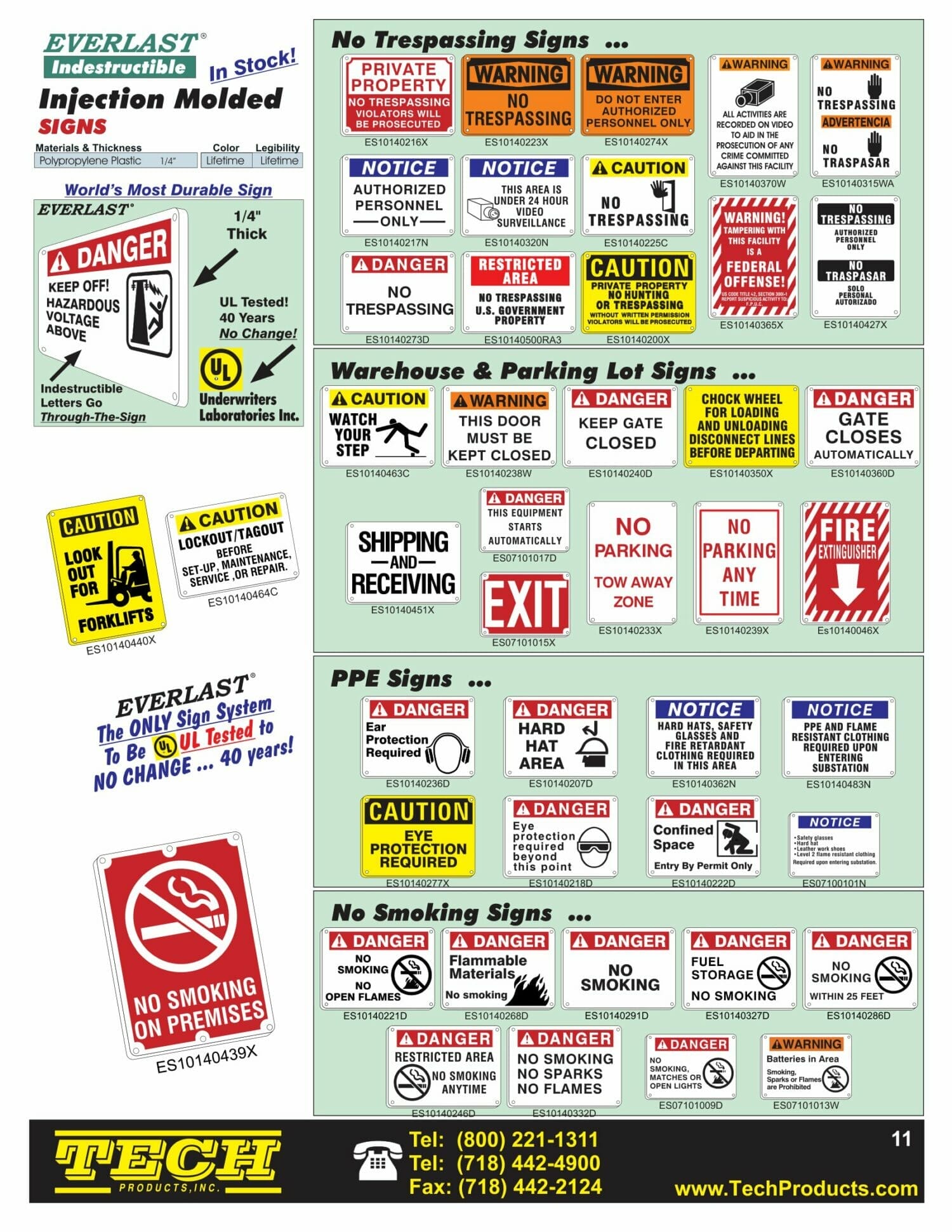 General Use Signs | Tech Products